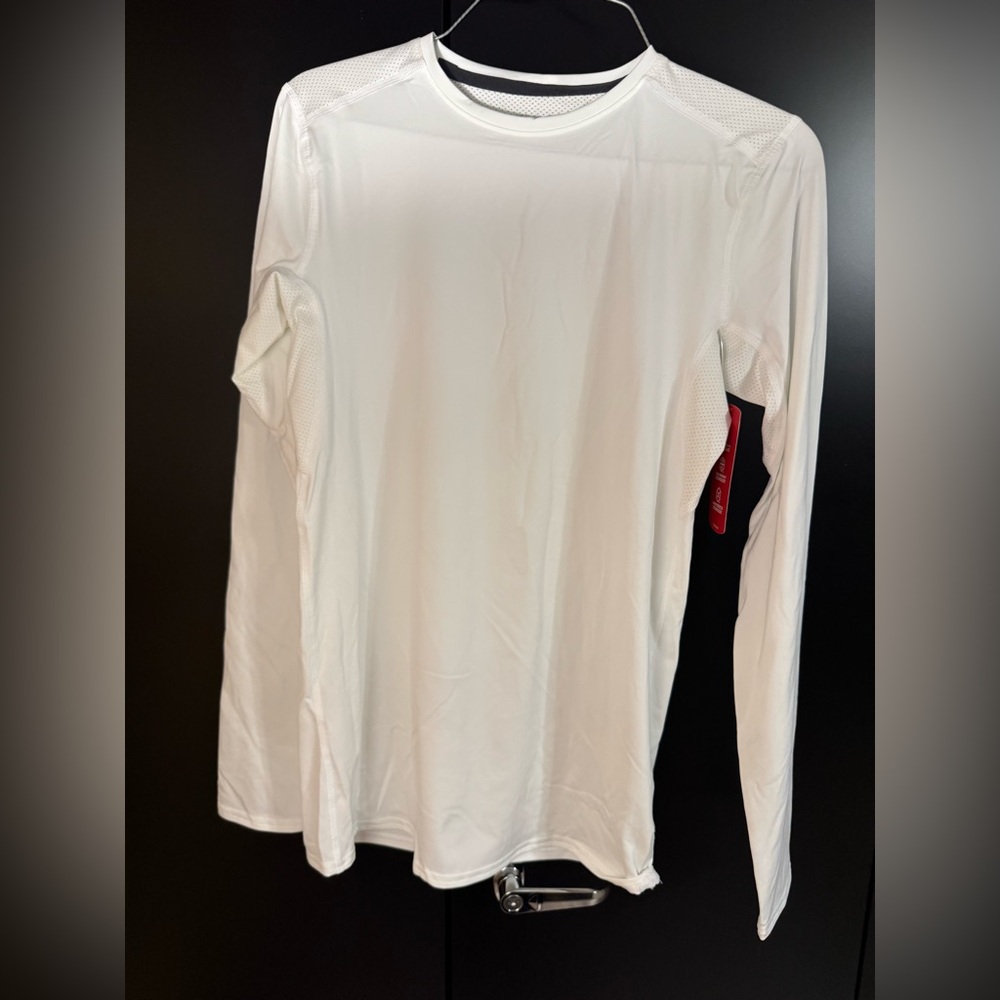 BCG Men's Classic White Long Sleeve Tee